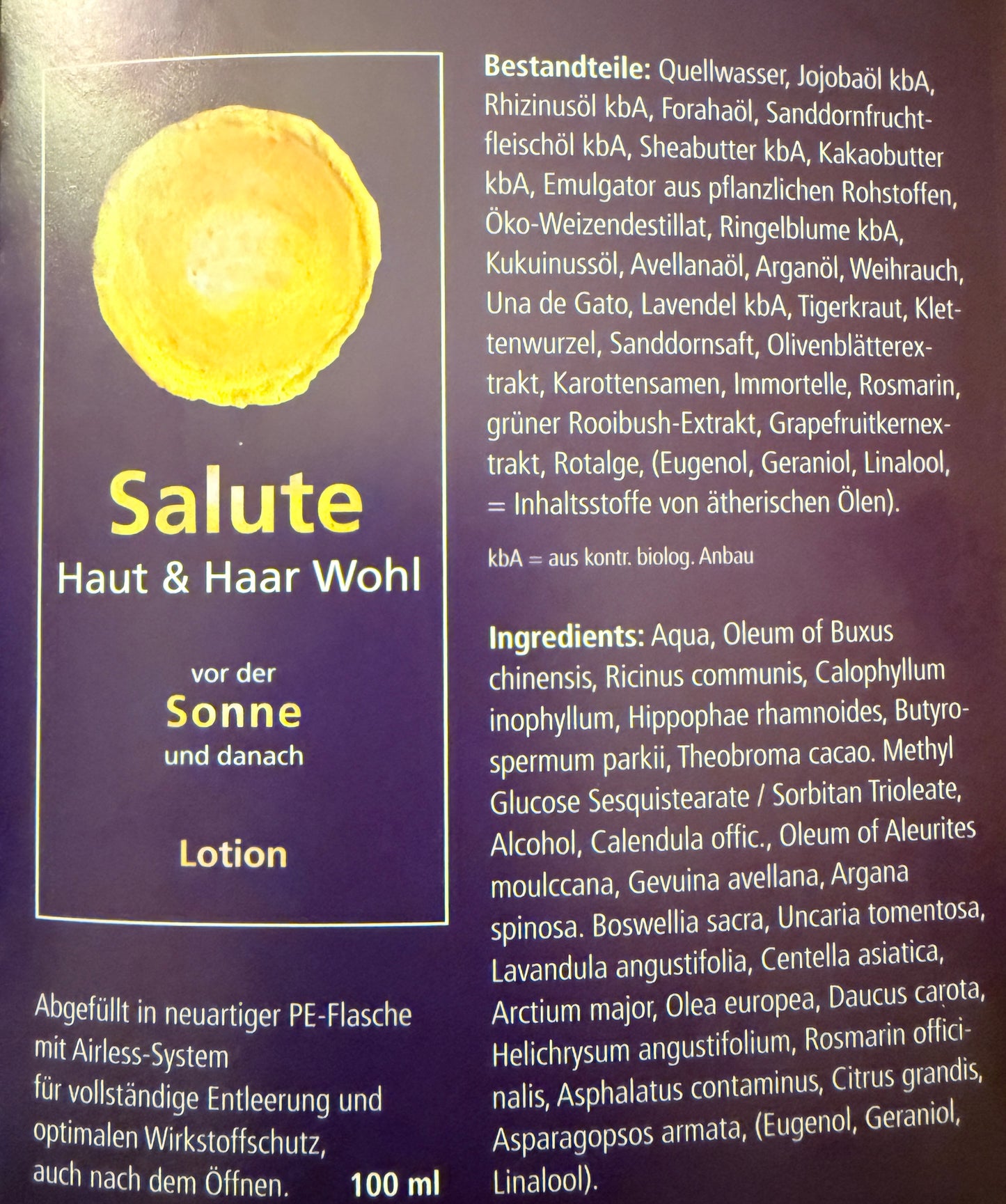 Salute Sonnenlotion